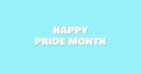 Happy Pride Month wishing card Greetings Obraz udostępniany na Facebooku template