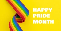 Happy Pride Month wishing card Greetings auf Facebook geteiltes Bild template