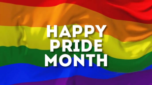 Niebieski Pride Month Celebration Facebook Cover Video Template