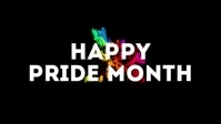 Happy Pride Month wishing card Greetings Facebook-covervideo (16:9) template