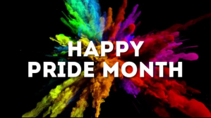 黑色 Pride Month Celebration Facebook Cover Video Template