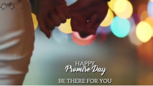 Brown Promise Day Celebration Digital na Display Template