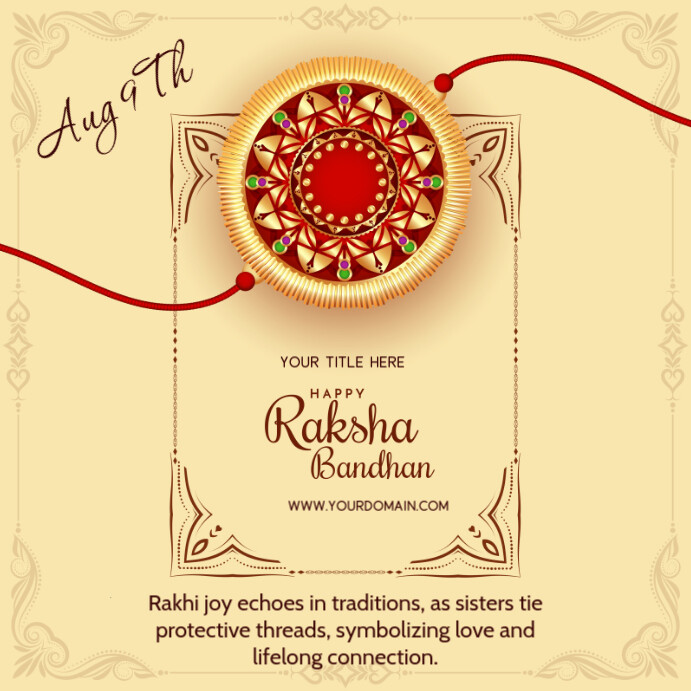 Copy of Happy Raksha Bandhan | PosterMyWall