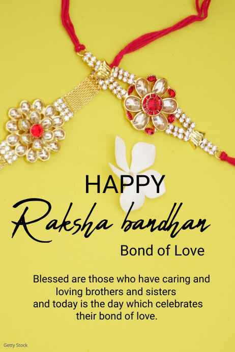 Plantilla de Happy raksha bandhan | PosterMyWall