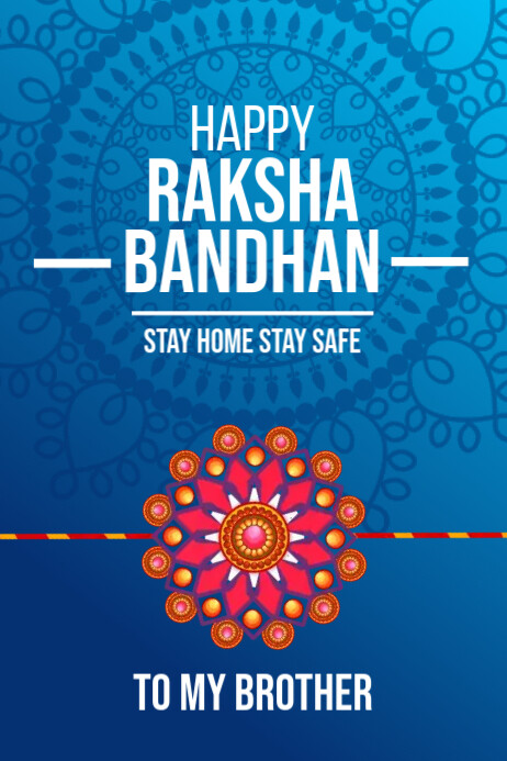 Copy of Happy Raksha Bandhan Premium Template | PosterMyWall