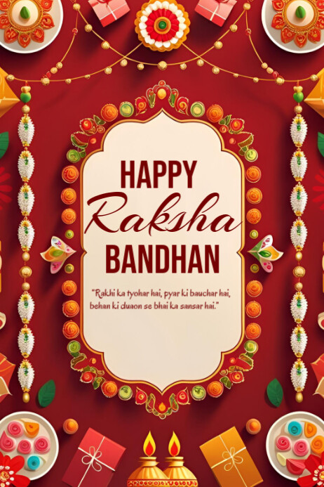 Copy of Happy Raksha Bandhan template 2025 | PosterMyWall