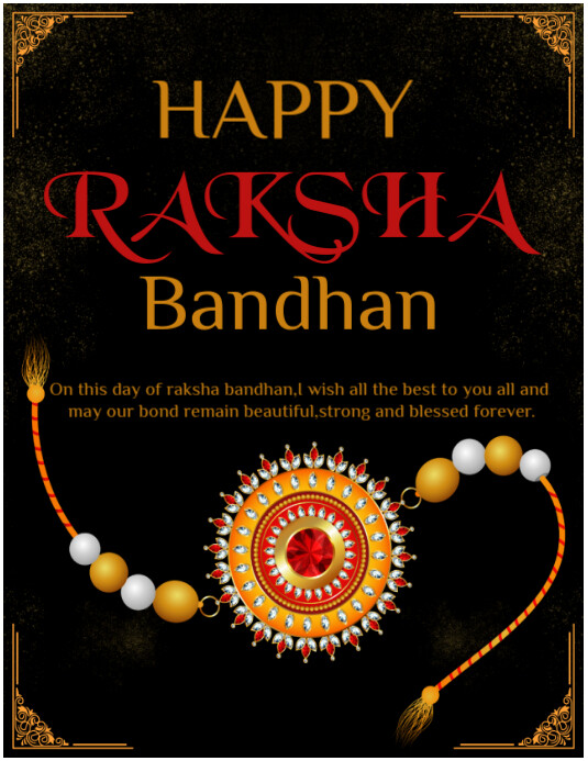 Happy raksha bandhan template 2025 | PosterMyWall