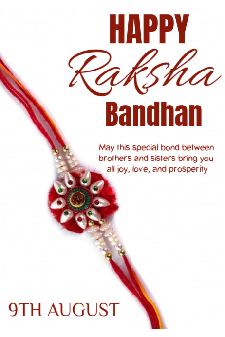 Happy raksha bandhan template 2025 | PosterMyWall