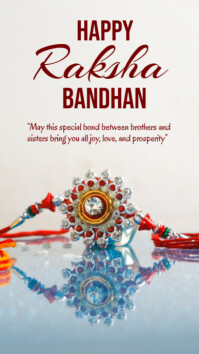 Happy Raksha Bandhan template 2025 Instagram Story