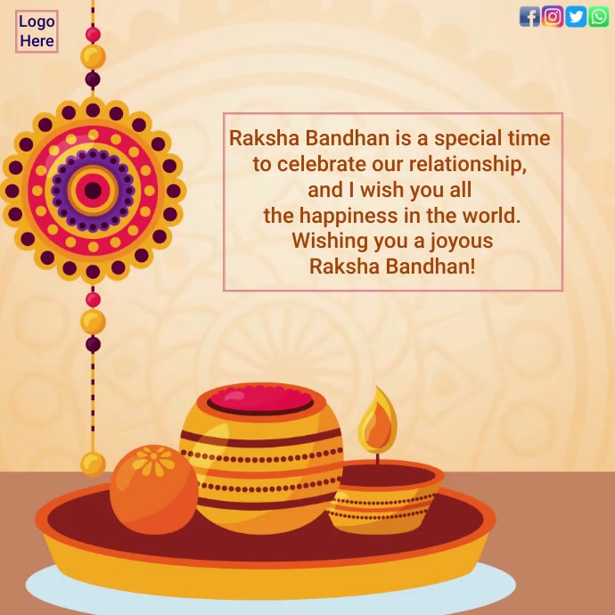 Copy of Happy Raksha Bandhan Template | PosterMyWall