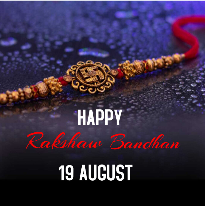 Mama Rakshaw Happy Rakshaw Bandhan Instagram Post templaat | PosterMyWall