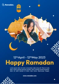 Happy Ramadan A5 template
