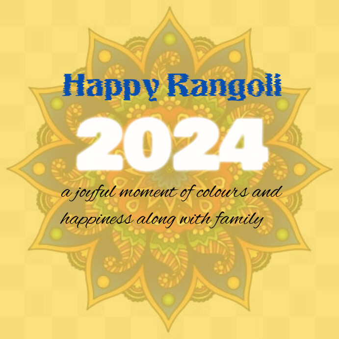Bhapp Ragoli Plantilla de Happy rangoli | PosterMyWall