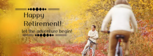Happy Retirement! Copertina Facebook template