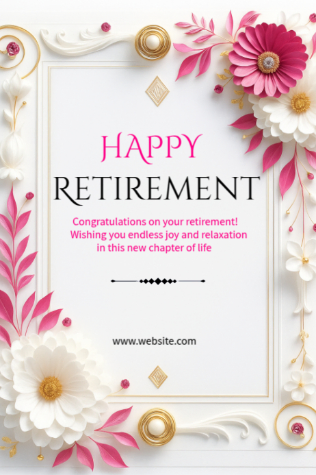 Happy Retirement Card Template | PosterMyWall