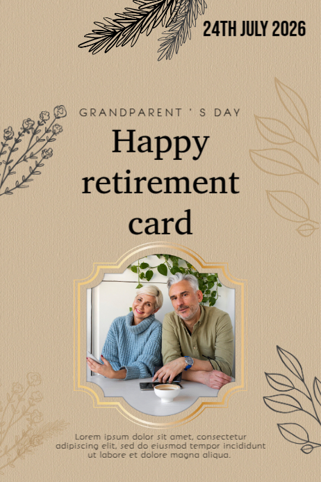 Happy Retirement Card Template | PosterMyWall