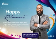 HAPPY RETIREMENT A5 template