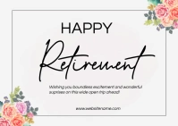 happy retirement poster template (1) A6