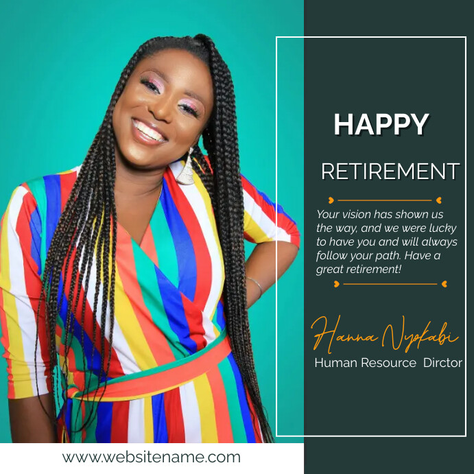 Retirement Poster Examples happy retirement poster template | PosterMyWall