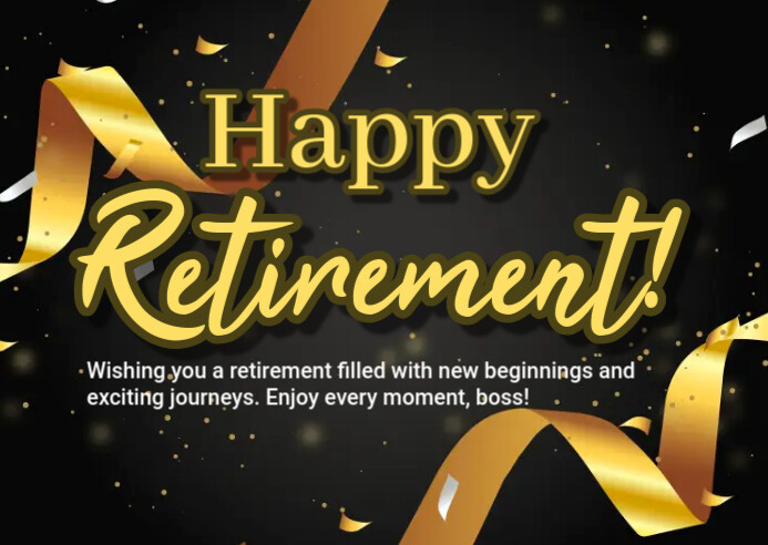 Retirement Poster Examples happy retirement poster template | PosterMyWall
