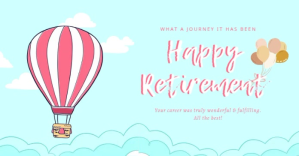 Happy Retirement Wish template