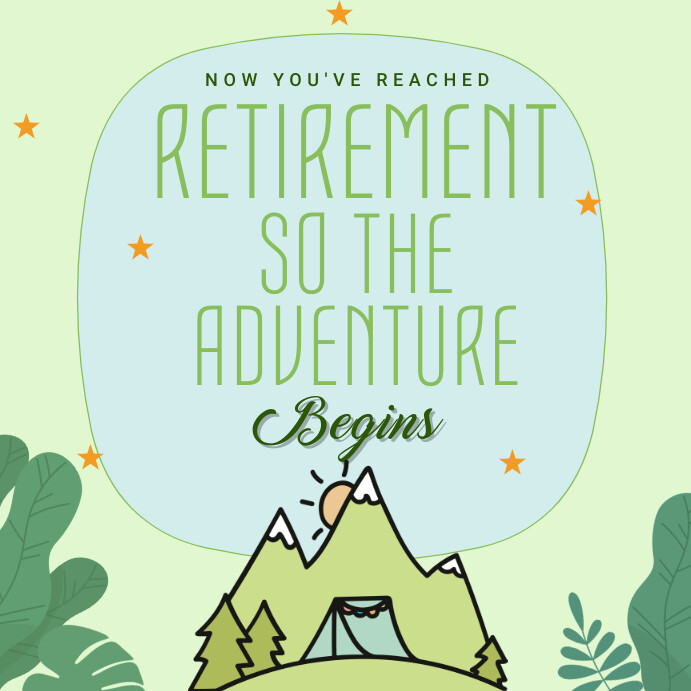 406+ Free Retirement Print Banner Templates PosterMyWall