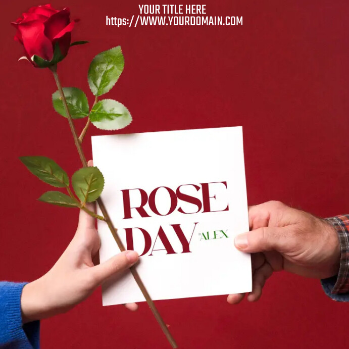 Happy Rose Day (2) Template | PosterMyWall