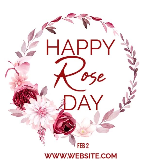 Happy Rose Day Template | PosterMyWall