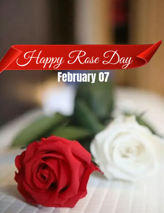 Tips For Roses Poster happy rose day poster template flyer | PosterMyWall