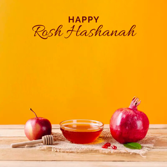 happy rosh hashanah Template | PosterMyWall