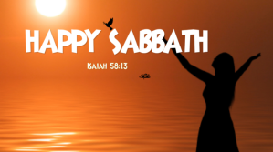 HAPPY SABBATH Digitalt display (16:9) template