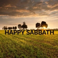 Happy Sabbath Post Instagram template