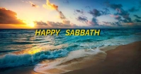 Happy Sabbath auf Facebook geteiltes Bild template