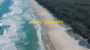 Happy Sabbath Præsentation (16:9) template