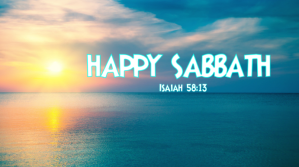 HAPPY SABBATH Digitalt display (16:9) template