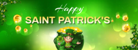 Happy Saint Patrick's Day Banner Facebook-coverfoto template