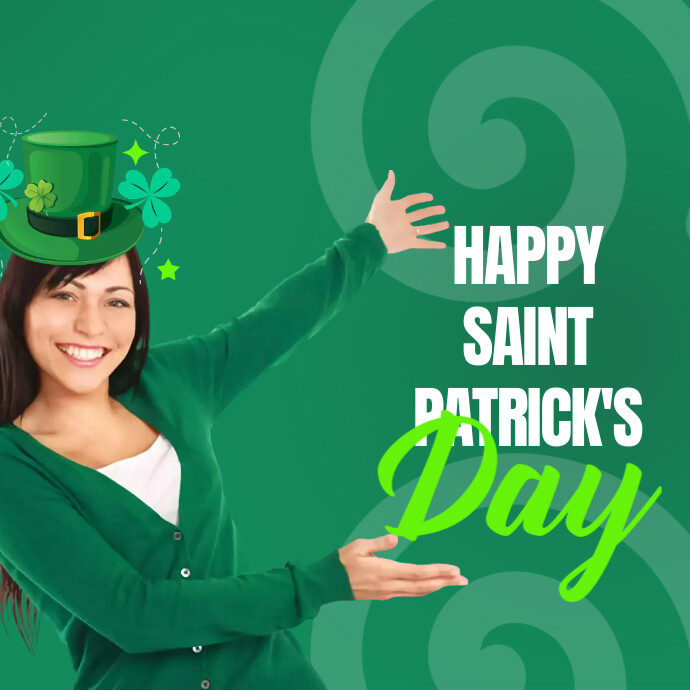 Happy Saint Patrick's Day Post Instagram template