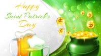 Happy Saint Patrick's Day Flyer Digital Display (16:9) template