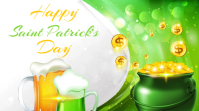 Happy Saint Patrick's Day Flyer Digitalt display (16:9) template