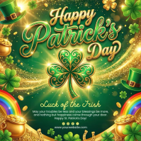 happy saint patrick day Square (1:1) template