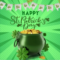 happy saint Patrick day Publicación de Instagram template