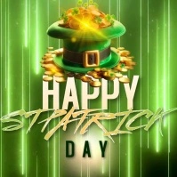 happy saint patrick day Instagram-opslag template