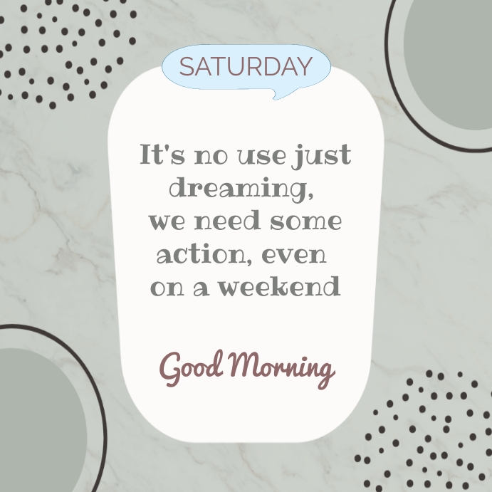 Plantilla de happy saturday | PosterMyWall