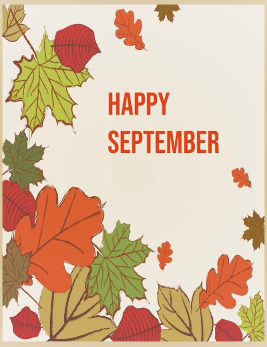 Copy of happy September | PosterMyWall
