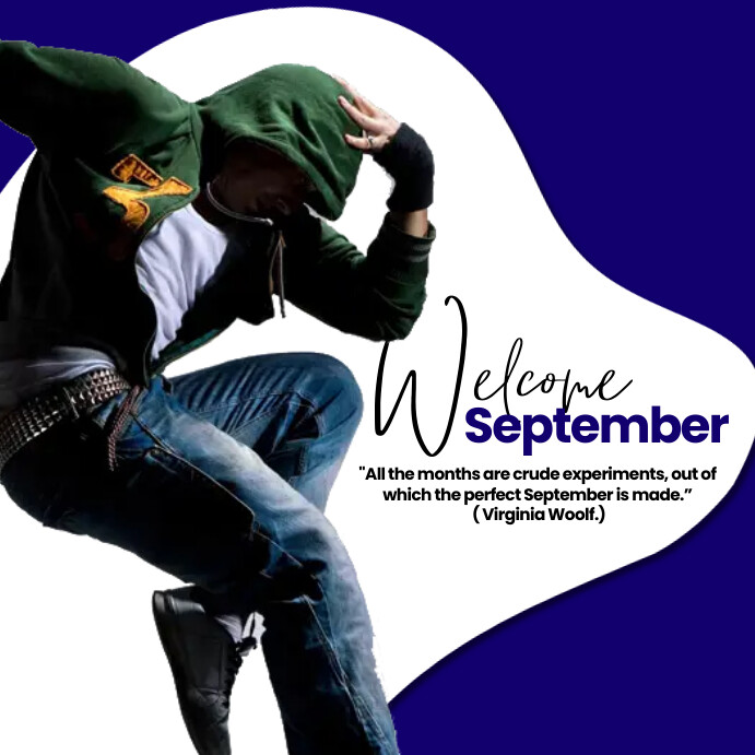 HAPPY SEPTEMBER POSTER INSTAGRAM POST Template | PosterMyWall