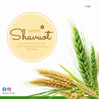 Happy Shavuot Instagram-Beitrag template