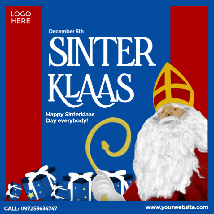 Happy Sinterklaas Iphosti le-Instagram template