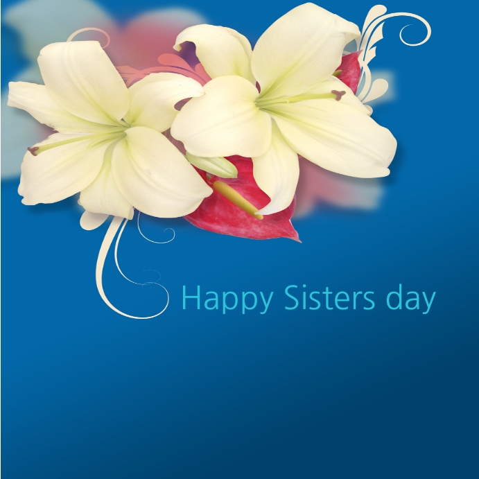 Happy Sister's Day Instagram Post template