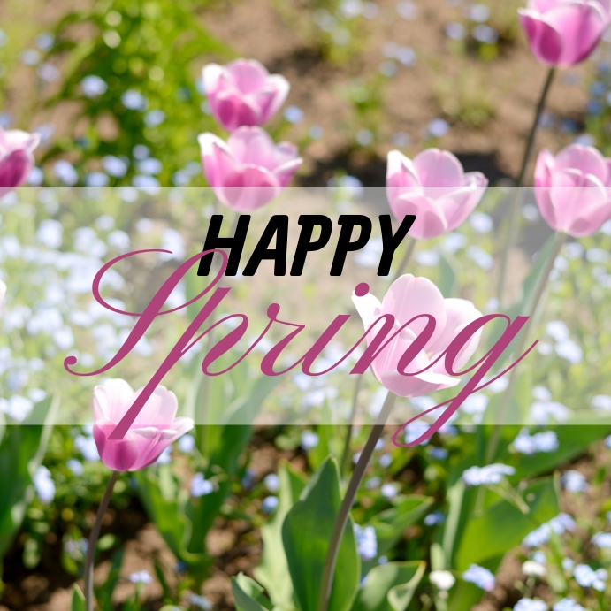 HAPPY SPRING 10 Template | PosterMyWall