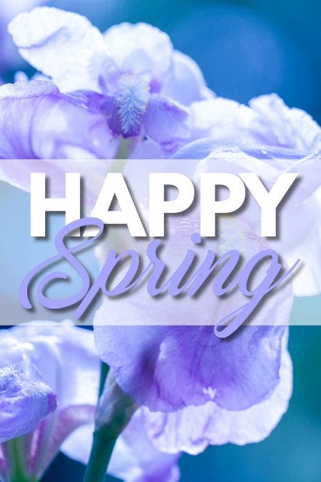 Happy Spring Display HAPPY SPRING 3 Template | PosterMyWall